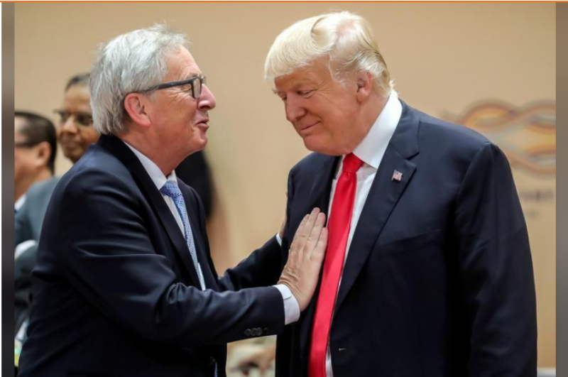Трамп заявил, что ЕС и США приняли решение избежать торговой войны