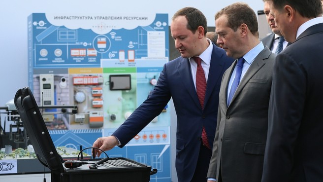 Председатель Правительства РФ посетил цифровой район электросетей Подмосковья