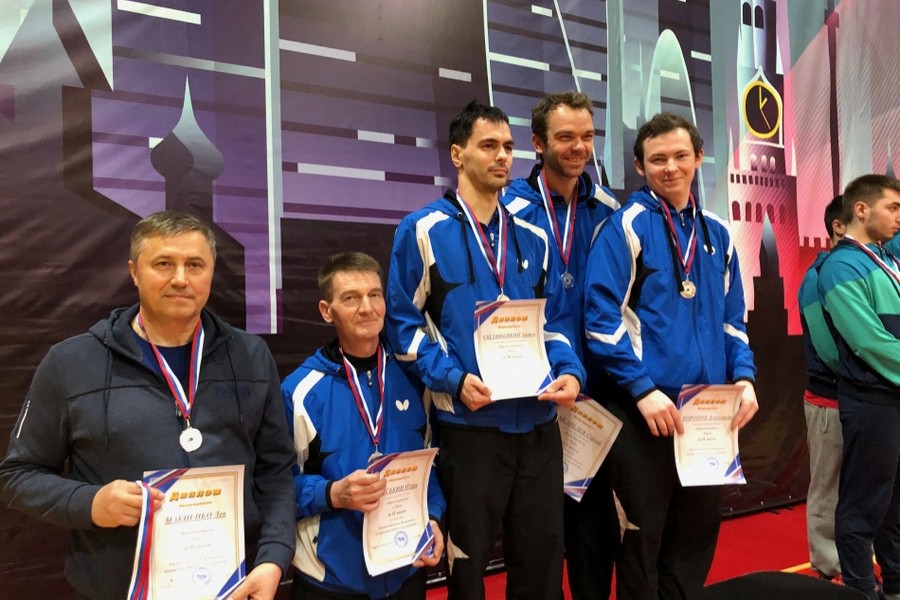 Команда «Пермспецкабеля» завоевала серебро в суперлиге командного чемпионата России по настольному теннису
